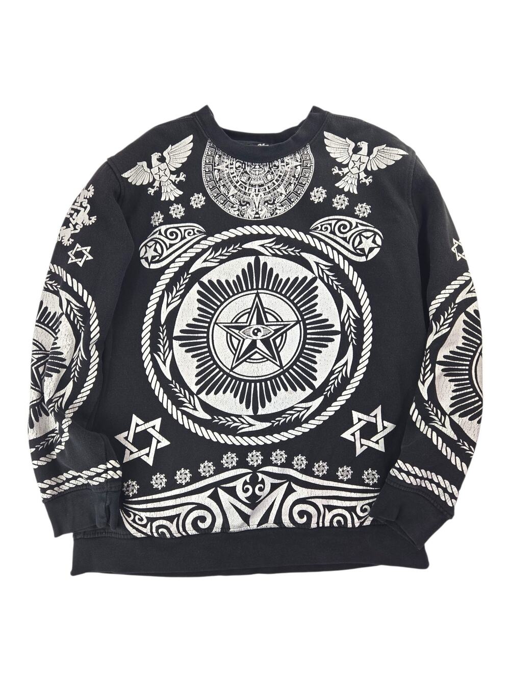 Imperious | Highly Embellished Graphic Sweatshirt | Size Large
